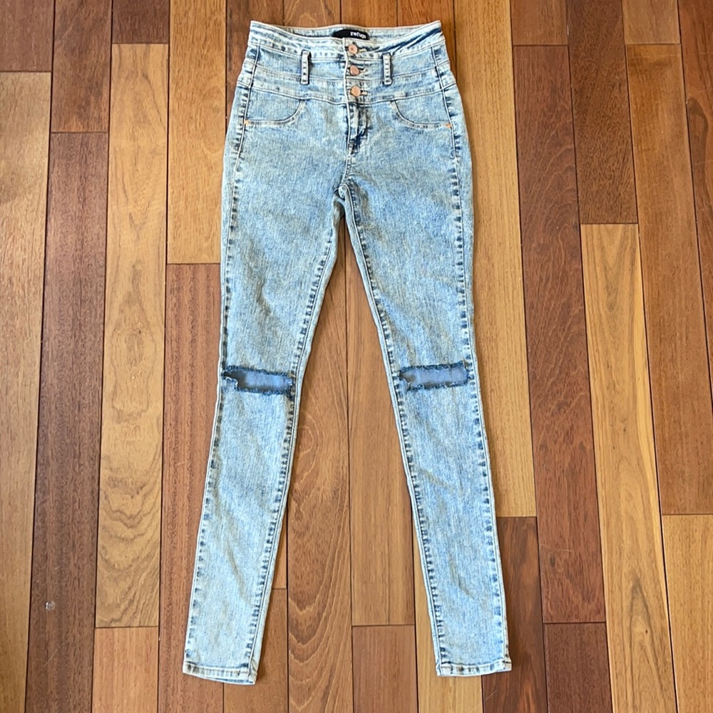 Refuge High Waist Super Skinny Jeans